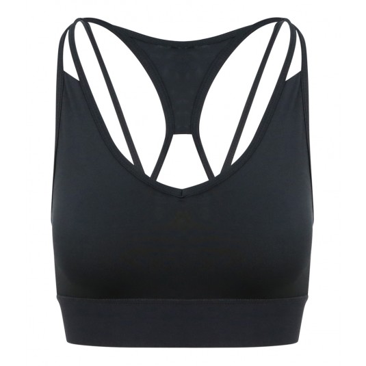 Ladies Cross Back Crop Top